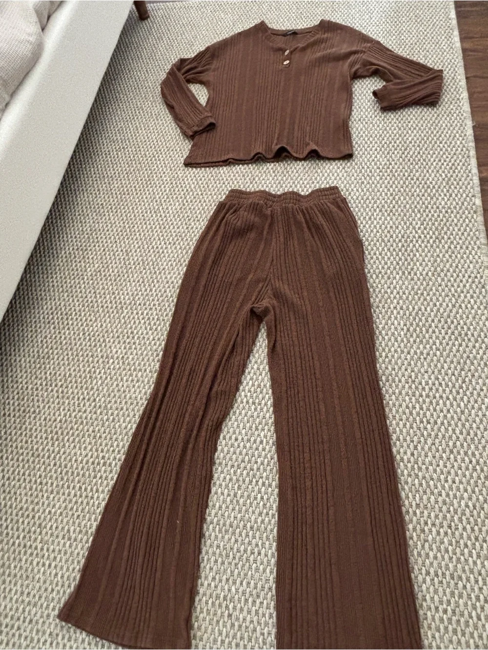 Ribbed Lounge Set -NWOT
